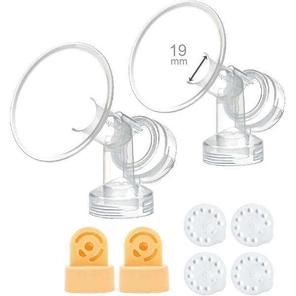 Boucliers Flexibles Ovales 17 Mm Pour Tire-lait Medela - Compatibles Symphony, Freestyle, Swing Maxi, Harmony, Sans BPA, Confort Amélioré - 7