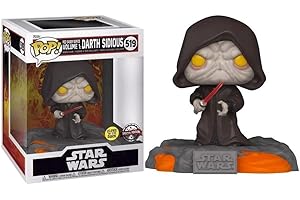Funko Pop! Deluxe Disney: Star Wars Sith - Red Saber Series Volume 1: Darth Sidious (Glows in the Dark) (Special Edition) #519 Bobble-Head Vinyl Figure