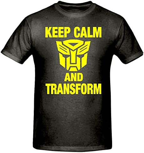 KEEP CALM &amp; TRANSFORM TRANSFORMERS T SHIRT,CHILDREN'S T SHIRT, SIZES 5-15 YEARS (9-11 YEARS, BLACK)