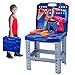 Produktbild Pup Go Werkbank-Spielzeug-Set für Kinder, Werkstatt-Spielset mit realistischem Bohrer und Zubehör, über 50 Stück,, Lernspielzeug, Kinder, Rollenspiel-Set für Kinder ab 3 Jahren