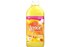 PROCTER & GAMBLE Lenor Fabric Conditioner, Washing Liquid Laundry Detergent, 30 Washes, 1.05 L, Burst of Sunshine