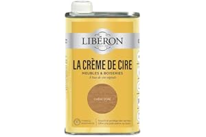 Libéron La crème de cire pour bois, liquide, Chêne doré 0,5L