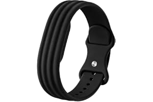 Raradev Silikonarmband för Google Fitbit Air Fitness Tracker | Hudvänlig silikon, vattentät, flexibel och slitstark, lämplig för sport och daglig användning