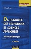 Image de Dictionnaire des techniques et sciences appliquées : Allemand - Français