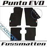 Fußmatten passend für Fiat Punto EVO 199 Bj. 2009- mit LOGO