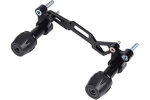 UPIKIT Motorrad Zubehör Schalldämpfer Auspuff Sliders Für Yamaha TRICITY 300 TRICITY125 TRICITY 155 Crash Pad Anti Fall Protector (Farbe : Schwarz)