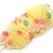Long Handle Bath Sponge Scrubber - KingOfHearts™ Mesh Spa Brush Bath Sponge, Strong and Shower Sponge Nylon Body Back Scrubbers, Suitable for Men and Women - 2 in 1 set - Yellow and Purple