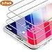 Price comparison product image Syncwire iPhone X/Xs Tempered Glass Screen Protector - 3-Pack 2.5D 9H Premium Scratch Resistant Protector Film with Installation Kit for iPhone X/Xs [Face ID Full Protective, Support 3D Touch]