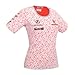 Produktbild Vodafone McLaren Mercedes Team 2013 Damen Short Sleeve V Neck Lace Top T-Shirt, Rocket Red/White