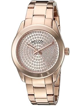 SO&CO New York Madison Damen-Armbanduhr Analog Quarz Edelstahl - 5067.3