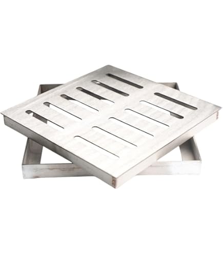 Grille De Drainage Trou D'homme En Résine De 200 Mm De Large Pour Drainage Souterrain, Grille De Drainage Pour Garage, Jardin, Cour, Patio, Grille En