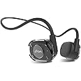pTron Tangent Impulse Safebeats Open Ear Wireless Headphones with Mic, 10H Playtime, Designed for Ear Health & Comfort, Bluetooth V5.3, Dual Device Pairing & Type-C Fast Charging (Active Black)