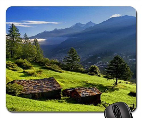 Preisvergleich Produktbild Klein Mountain Ferienhäuser Mauspad, Mousepad (Gebirge Maus Pad)