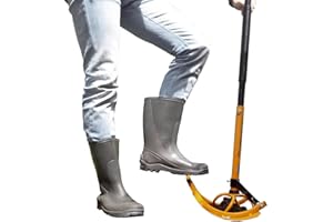 BEM Tornadica Set - Kultivator-Wurzelentferner mit Pedal-Hebel: Gartenkralle, Vertikutierer und Unkrautentferner in einem Gerät, Gartenwerkzeug für Garten, Gemüsegarten, Gewächshaus