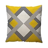 Si estás buscando fundas de cojín elegantes para coordinar con los tonos o patrones de tu sofá, cama o cualquier lugar que desees, esta funda de cojín geométrica es ideal. Estás seguro de dormir cómodamente en su acabado suave. En un elegante tono de café, prometen un estilo elegante para su cama, sofá, etc.