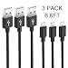 Produktbild Lightning Kabel iPhone Datenkabel 2m [3 Pack] von Penzo,Lebenslange Garantie [Apple MFi Zertifiziert] für iPhone 7 / 7s Plus / 6 / 6s Plus / 6s Plus,iPad Air 2, Mini 3 und weitere (schwarz)