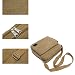 Generic Vintage Canvas Messenger Bag Ipad Bag Shoulder Satchel Crossbody Bag Hiking Traveling Bag for Men - black gray RS.1550.00