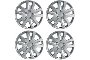 UKB4C 13" Set x 4 Silver Multi-Spoke Wheel Trims Hub Caps Covers Protectors