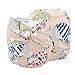 iZiv(TM) Newborn Nappy with 1 Thick Insert Infant Waterproof/Adjustable/Reusable/Washable Pocket Cloth Nappy Fit Babies 0-3 Years(Hedgehog)