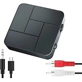 Bluetooth 5.0 Ses Alıcı Verici AUX RCA USB Stereo Kablosuz Mikrofonlu Araba TV PC RX TX Receiver