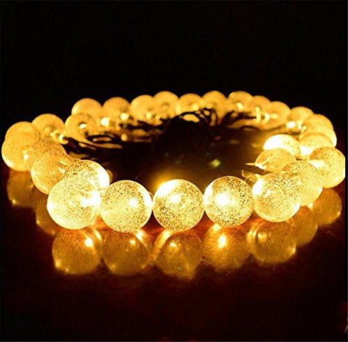 LY-JFSZ Led String Lights Solar Lights Flash Lights String Lights Sky Stars Personalized Outdoor Outdoor Waterproof Ball, warm white