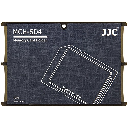 Extrem Kompaktes Speicherkarten Etui Aufbewahrungsbox im Kreditkarten-Format fuer 4x SD SDHC SDXC – grau - 2