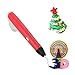 Produktbild aibecy 3D Stift Printserver 3D Pen Drucker Intelligentes + Temperatur verstellbar + 2 Rollen PCL + Fingertip inkl. Halterung PLA/PCL Weihnachtsgeschenke und Geburtstag für Kinder blau rot