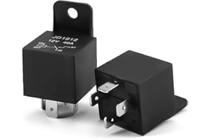 GOERPN Multipurpose Relay 4/5 Pin 12V 30/40A Multipurpose Relay Heavy Duty Standard Relay Kit for Car Motorcycle Truck Compatible with Mondeo JD1912 Automotive Relay (4 Pin 40A Relay)
