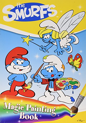 Alligator Books los Pitufos Magic Pintura Libro, plástico