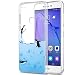 Produktbild Eouine Huawei P8 Lite 2017 hülle, Ultra Slim Soft TPU Muster Schutzhülle Silikon Stoßfest Bumper Case Cover für Huawei P8 Lite 2017 5.2-inch Smartphone (Emoji)