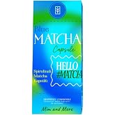 Blue Matcha Capsule &ndash; Nespresso Compatible, Blue Spirulina Superfood Matcha Powder, Pack of 10