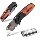 Workpro WP211035 Ağır Hizmet Maket Bı&ccedil;ağı, &Ccedil;elik/Ahşap G&ouml;vde, Katlanır, 11 Yedek Bı&ccedil;ak, 24cm
