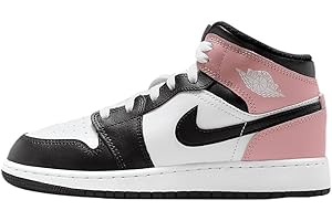NIKE Scarpe Air Jordan 1 Mid (GS) Codice DQ8423-100 Bianco