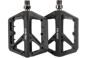 MotuTech Pedali per bicicletta MTB in Nylon Antiscivolo BMX Spinning Superficie Espansa Assi in Acciaio al Cromo-Molibdeno Bearing