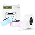 vretti self-Adhesive Labels, Label Maker Thermal Paper Self-Adhesive Label Tape for Home, Kitchen, Office, and Pantry Labels. (White, Blue, Pink)