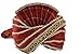 Produktbild Egypt Bazar Indischer Maharaja-Turban- Paghdi Herren Fasching Bollywood Fasching Kopfbedeckung, Farbe: weinrot