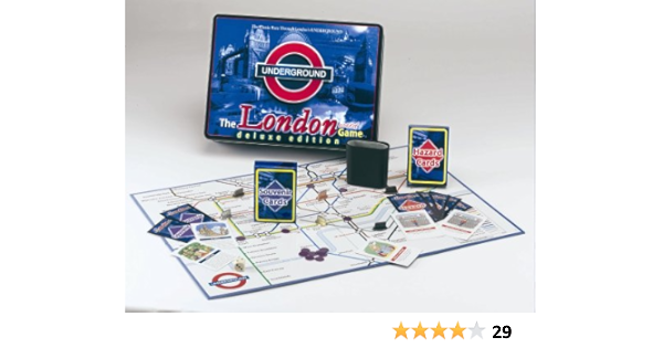 The London Underground Board Game Deluxe Tin Amazon Co Uk Toys Games