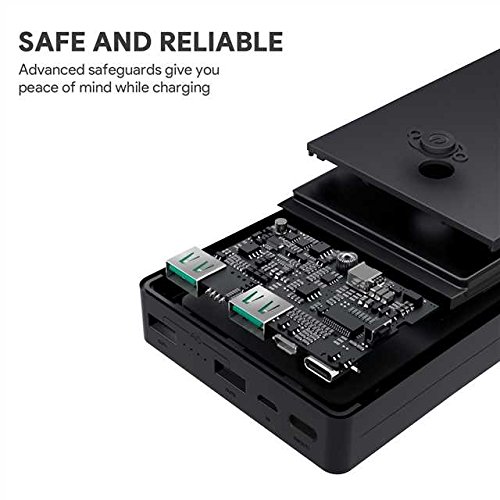 AUKEY Bateria Externa 20000mAh Power Bank con Entrada Lightning y Micro USB 2 Salidas USB 3 4A para iPhone X 8 7 6s Samsung S8 S8 Tablets y m s reviews AUKEY Bateria Externa 20000mAh Power Bank con Entrada Lightning y Micro USB 2 Salidas USB 3 4A para iPhone X 8 7 6s Samsung S8 S8 Tablets y m s