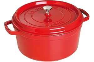 Staub Cocotte Rondel Żeliwny, Czerwony, 28 cm
