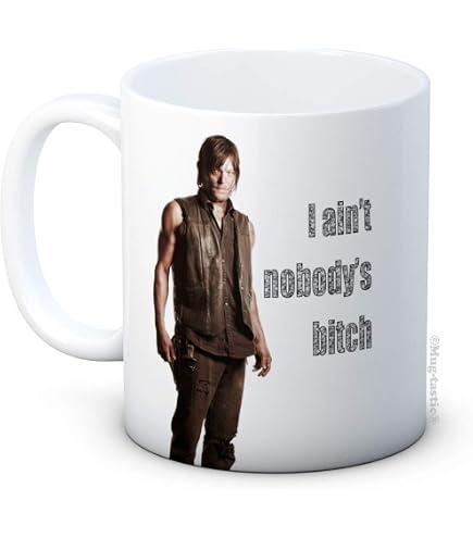 Tazza Giftme Ceramica 311g - Keep Calm And Hide Behind Daryl - The Walking Dead - Regalo Fan - 2