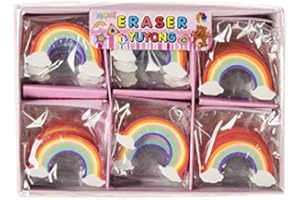 Schnooridoo 12 Radiergummi Regenbogen Rainbow Mitbringsel Kindergeburtstag Posten
