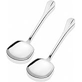 AYBABA STORE 2 Steel Tableware Serving Spoons 21 cm 86951236541258aybaba