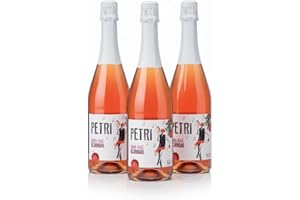 Sidra Rosé Espumosa La Petri · 4,8% Vol. Alc. · Elaborada con Manzana Sidrera Natural · Vegana y Sin Gluten · Petritegi (Pack 3)