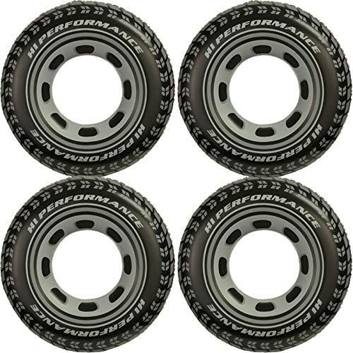 Preisvergleich Produktbild Tube, Gummi, schwarz, 4-Pack