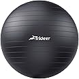Trideer Exercise Ball (Multiple Color), Yoga Ball, Birthing Ball with Quick Pump, Anti-Burst & Extra Thick, Heavy Duty Ball Chair, Stability Ball Supports 2200lbs