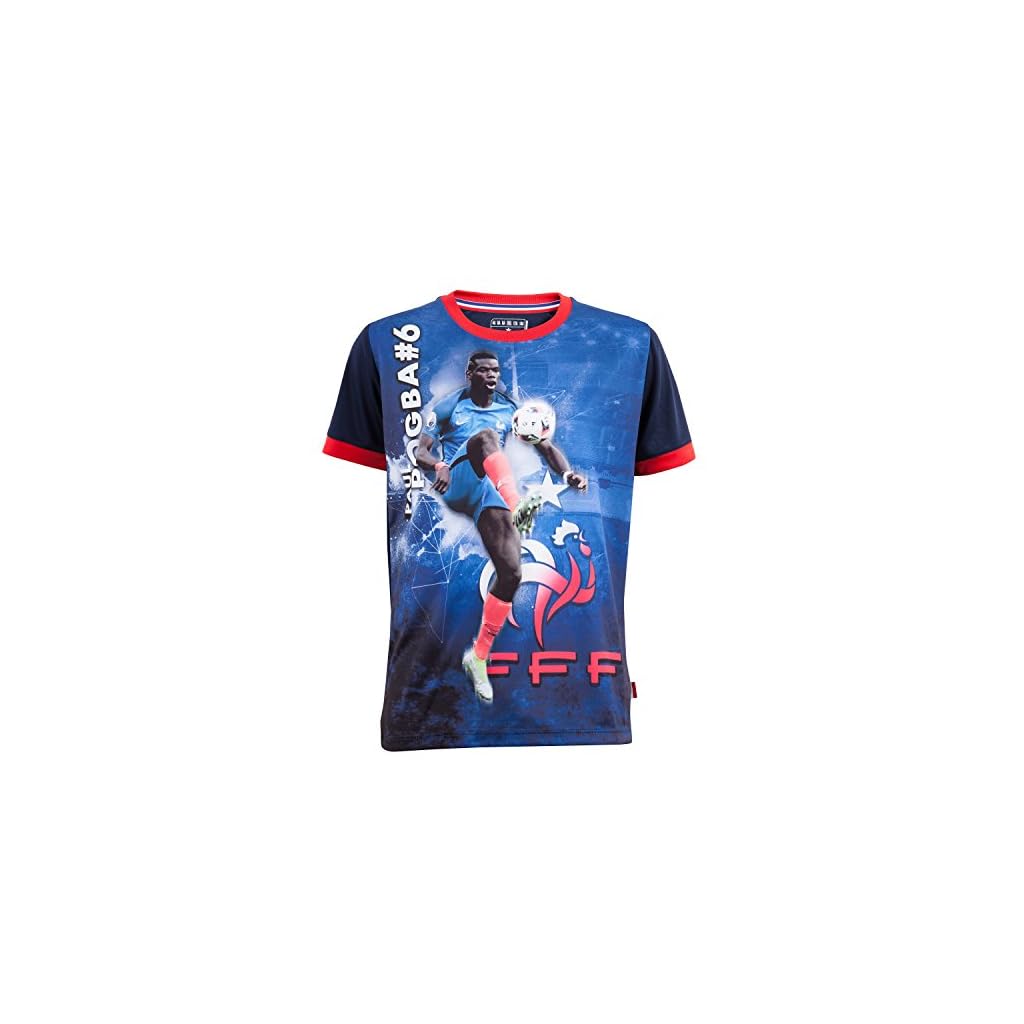 Maillot Equipe De France Enfant T-shirt Officiel Paul Pogba - Équipe De Maillot Equipe De France Enfant T-shirt Officiel Paul Pogba - Équipe De