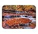 Produktbild MSGDF Doormat National ParkHome Decor Wide Angle Shot of The WaterfallStream West Canyon Fallin Autumn Fabric Bathroom Decor Set with Hook Long Brown.jpg15.7X23.6 Inches/40X60cm
