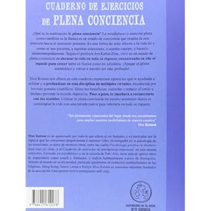 Cuaderno de ejercicios. Plena conciencia (Terapias Cuadernos ejercicios)