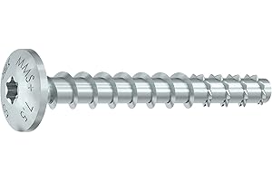 HECO - 49856 - vis d’ancrage pour rails de montage - MULTI-MONTI - plus MS - D7.5 L50 - qté 100 pièces