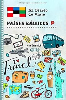 Paises Balticos Diario de Viaje: Libro de Registro de Viajes Guiado Infantil - Cuaderno de Recuerdos de Actividades en Vacaciones para Escribir, Dibujar, Afirmaciones de Gratitud para Niños y Niñas